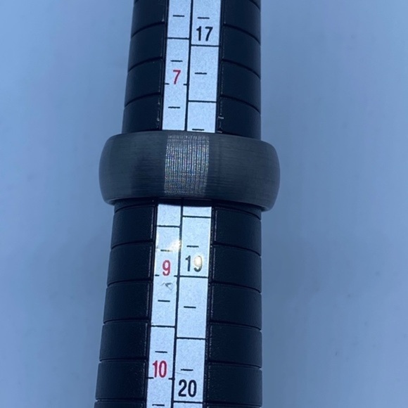 Tungsten Rings for Men’s Wedding Band Gray Ring 8mm Size‎ 8 - Picture 7 of 7